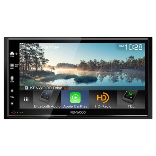 Kenwood DMX709S 6.8" Multimedia and CMOS-230LP Universal Backup Camera