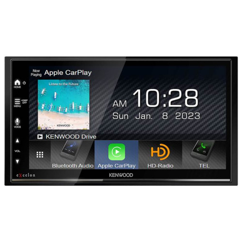 Kenwood DMX709S 6.8" Multimedia and CMOS-230LP Universal Backup Camera