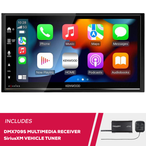 Kenwood eXcelon DMX709S 6.8 Inch Digital Multimedia and SiriusXM Tuner Kenwood eXcelon DMX709S 6.8 Inch Digital Multimedia and SiriusXM Tuner