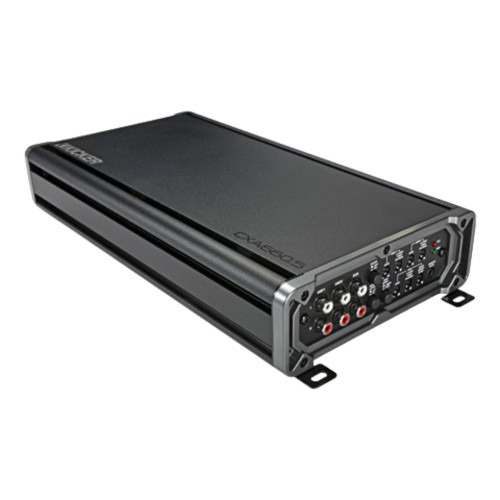 Kicker 46CXA6605T 5 Channel Car Amplifier and 46CXARCT Dash-Mount Wired Remote