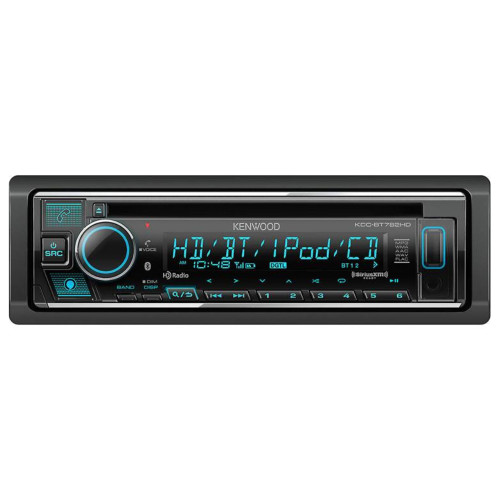 Kenwood KDC-BT782HD Single DIN CD with Bluetooth and SiriusXM Tuner