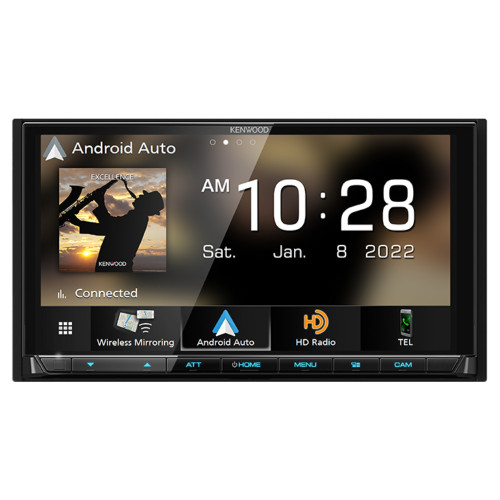 Kenwood DMX958XR 6.8" Multimedia and CMOS-230LP Universal Backup Camera