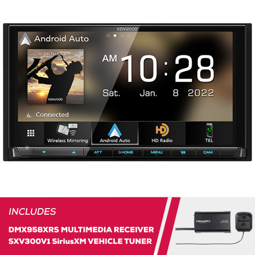Kenwood eXcelon DMX958XR 6.8 Inch Digital Multimedia and SiriusXM Tuner Kenwood eXcelon DMX958XR 6.8 Inch Digital Multimedia and SiriusXM Tuner