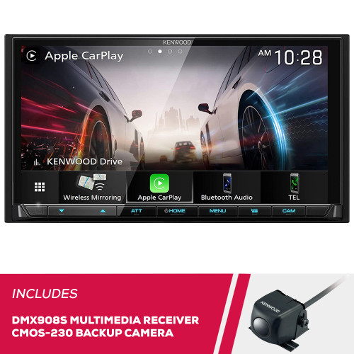 Kenwood DMX908S 6.95" Multimedia and CMOS-230LP Universal Backup Camera Kenwood DMX908S 6.95" Multimedia and CMOS-230LP Universal Backup Camera