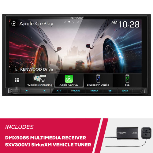 Kenwood eXcelon DMX908S 6.95 Inch Digital Multimedia and SiriusXM Tuner Kenwood eXcelon DMX908S 6.95 Inch Digital Multimedia and SiriusXM Tuner