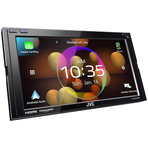 JVC KW-M875BW 6.8" Digital Multimedia w/ Apple CarPlay & SiriusXM Tuner