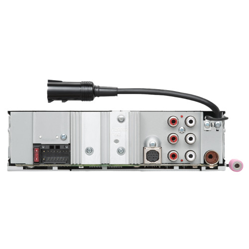 Kenwood KMR-M332BT Marine Media Receiver and 2 Pack KFC-1673MRBL 6.5" Speaker