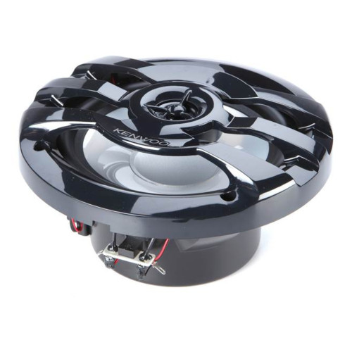 Kenwood KMR-M332BT Marine Digital Media Receiver and KFC-1673MRBL 6.5" Speakers