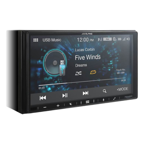 Alpine ILX-W650 7" Multimedia w/ Bullet Camera & DVR-C320R Dash Camera