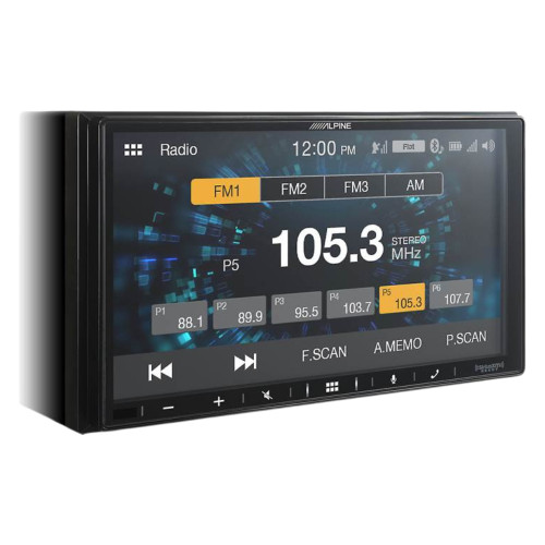 Alpine ILX-W650 7" Digital Multimedia and HCE-RCAM-WRA Backup Camera