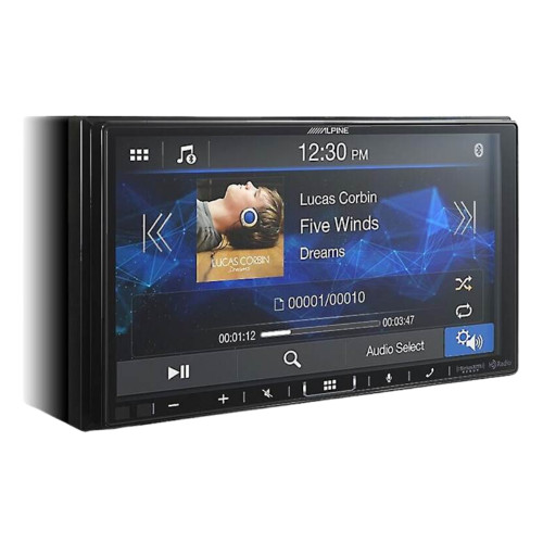 Alpine ILX-407 7" Multimedia w/ Bullet Camera & DVR-C320R Dash Camera