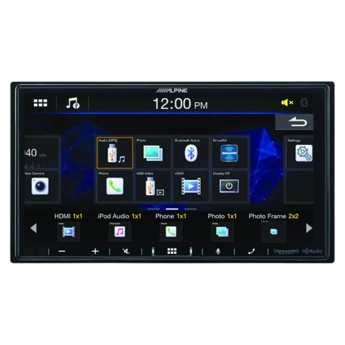 Alpine ILX-407 7" Multimedia w/ Bullet Camera & DVR-C310R Dash Camera