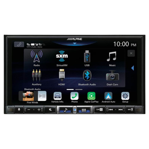 Alpine ILX-507 7" Digital Multimedia and HCE-RCAM-WRA Backup Camera