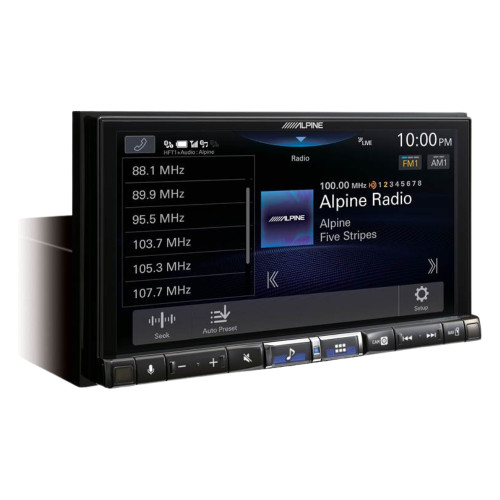 Alpine ILX-507 7" Digital Multimedia w/ Bullet Camera & SiriusXM Tuner