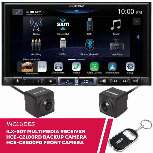 Alpine ILX-507 7" Digital Multimedia & HCE-C2100RD & HCE-C2600FD Camera Alpine ILX-507 7" Digital Multimedia & HCE-C2100RD & HCE-C2600FD Camera