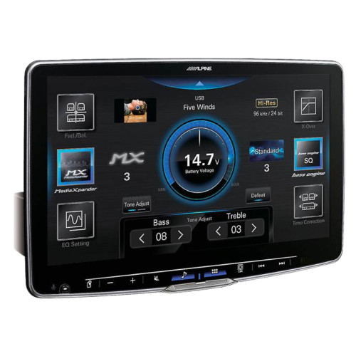 Alpine ILX-F511 11" Multimedia w/ Bullet Camera & DVR-C310R Dash Camera