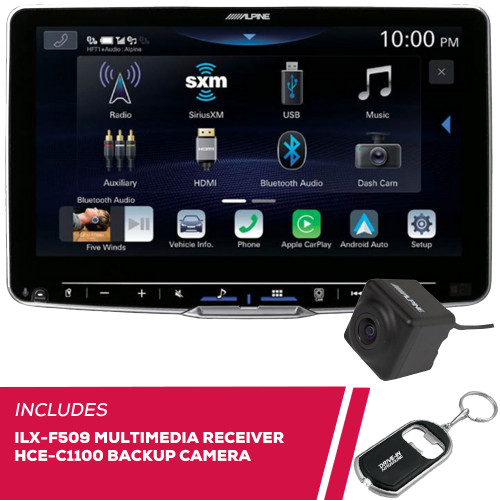 Alpine Halo9 ILX-F509 9" Digital Multimedia and HCE-C1100 Backup Camera Alpine Halo9 ILX-F509 9" Digital Multimedia and HCE-C1100 Backup Camera