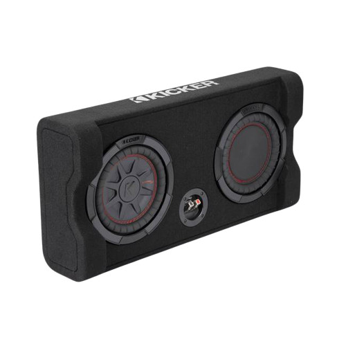 OPEN BOX Kicker 48TRTP82 Down Firing 2 Ohm Enclosure with Comprt 8" Subwoofer