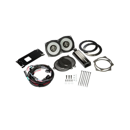 OPEN BOX Kicker 46HDS144 6.5" Speaker/Amplifier AudioKit For 14+ Harley Davidson