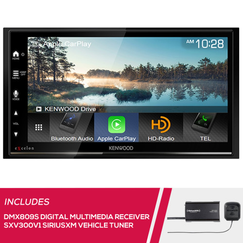 Kenwood DMX809S 6.8" Digital Multimedia and SXV300V1 SiriusXM Tuner Kenwood DMX809S 6.8" Digital Multimedia and SXV300V1 SiriusXM Tuner