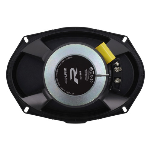 Alpine R-Series R2-S69 6×9" 2-Way Coaxial Speakers with 300 Watt Peak Power