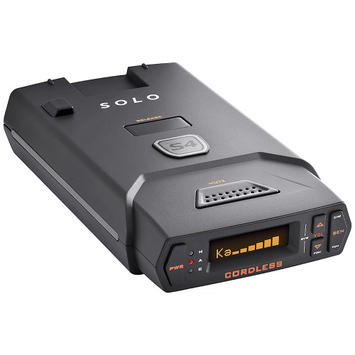 Escort Solo S4 Cordless Radar / Laser Detector provides long-range protection