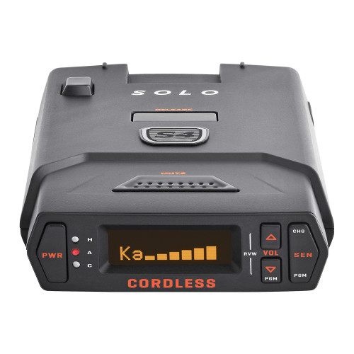 Escort Solo S4 Cordless Radar / Laser Detector provides long-range protection