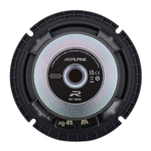 Alpine R-Series R2-S65C 6-1/2" 2-Way Component Speakers with 300 Watt Peak Power