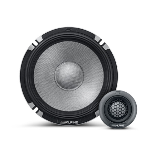 Alpine R-Series R2-S652 6-1/2" 2-Way Component Speakers with 300 Watt Peak Power