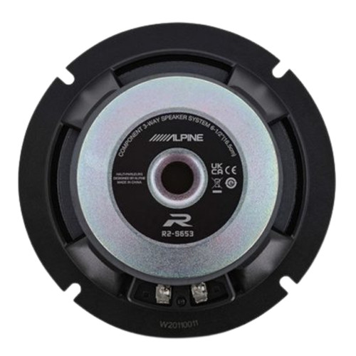 Alpine R-Series R2-S652 6-1/2" 2-Way Component Speakers with 300 Watt Peak Power