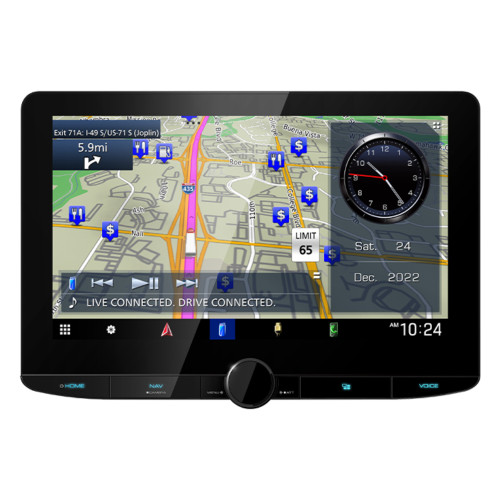 Kenwood DNR1008RVS 10.1" Multimedia and Android Auto & Apple CarPlay