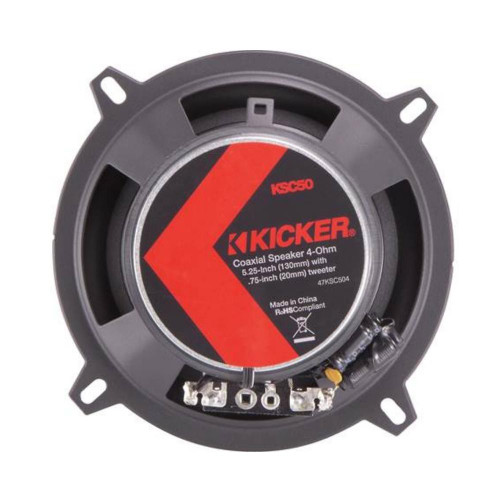 Kicker 47KSC504 5.25" 2-Way Coaxial Speakers & 47KSC6804 6"x8" Coaxial Speakers