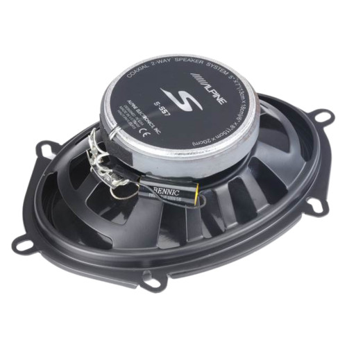 Alpine S-Series S-S65 6-1/2" 2-Way Coaxial Speaker & S-S57 5"x7" Coaxial Speaker
