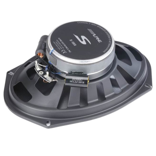 Alpine S-Series S-S69 6"x9" 2-Way Coaxial Speaker & S-S65C 6.5" Coaxial Speaker