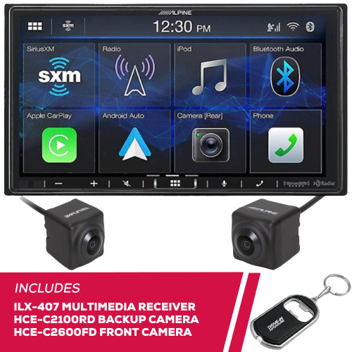Alpine ILX-407 7" Digital Multimedia & HCE-C2100RD & HCE-C2600FD Camera Alpine ILX-407 7" Digital Multimedia & HCE-C2100RD & HCE-C2600FD Camera
