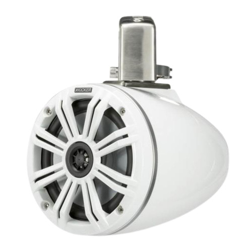 Kicker Pack of 2 45KMTC65W 6.5" Marine Wakeboard Tower Speaker System (White)