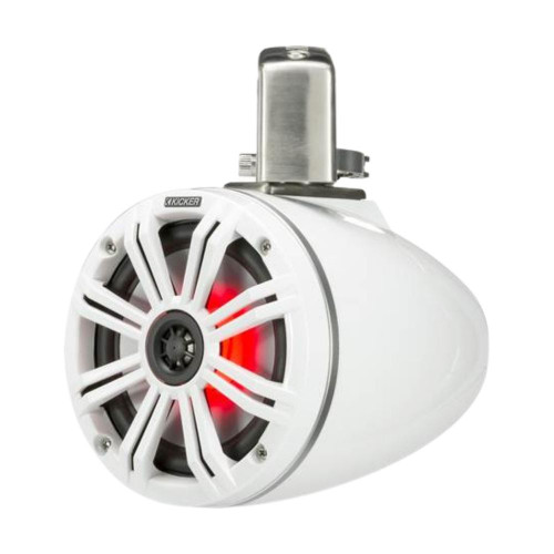 Kicker Pack of 2 45KMTC65W 6.5" Marine Wakeboard Tower Speaker System (White)
