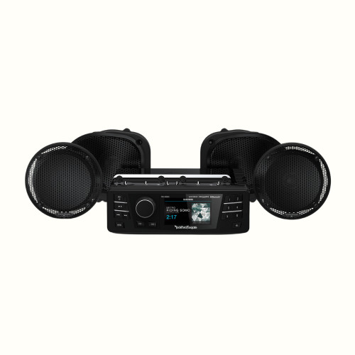 Rockford Fosgate HD9813RGU-STAGE1 Source Unit & 4 Speakers Kit for HD Road Glide Rockford Fosgate HD9813RGU-STAGE1 Source Unit & 4 Speakers Kit for HD Road Glide