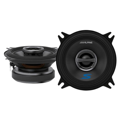 Alpine S-Series S-S69C 6"X9" 2-Way Component Speaker & S-S40 4" Coaxial Speakers