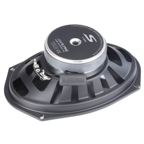 Alpine S-Series S-S69C 6"X9" 2-Way Component Speaker & S-S40 4" Coaxial Speakers