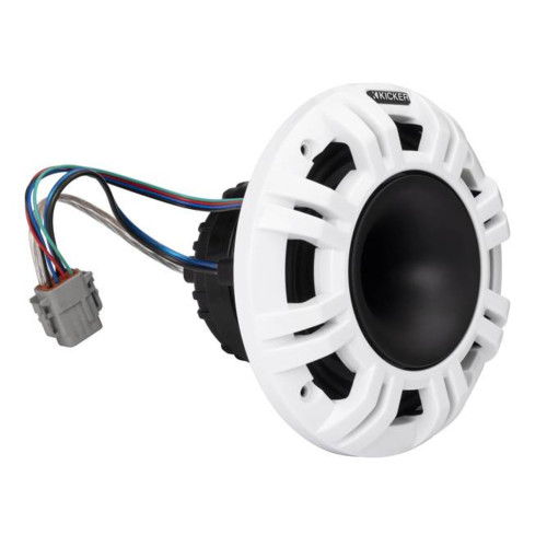 Kicker Pack of 2 48KMXL654 6.5" Coaxial Speakers and 48KXMA4002 Marine Amplifier