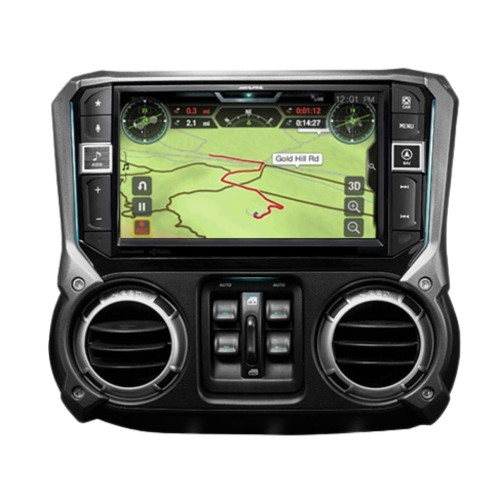 Alpine X409-WRA-JK 9" Digital Multimedia Receiver with License Plate Camera