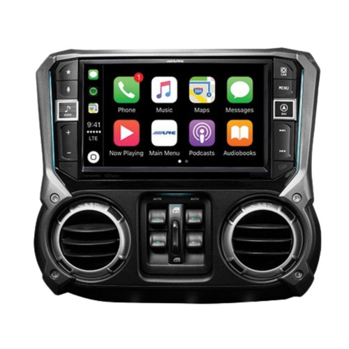 Alpine X409-WRA-JK 9" Digital Multimedia Receiver with License Plate Camera