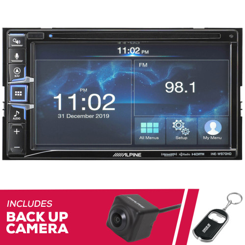 Alpine INE-W970HD 6.5" Navigation with and Alpine Rear View Camera Alpine INE-W970HD 6.5" Navigation with and Alpine Rear View Camera