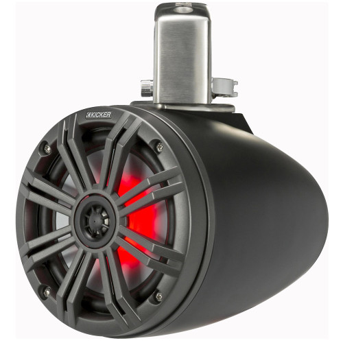 Kicker 2-Pack 45KMTC65 6.5" Tower Speakers, 48PXA4004 Amp & Amp Wiring Kit