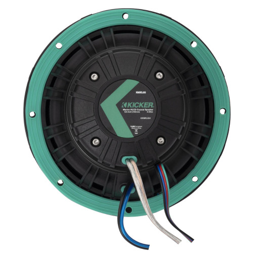 Kicker 2-Pack 48KMXL654 6.5" Coaxial Speakers,48PXA4004 Mono Subwoofer Amplifier