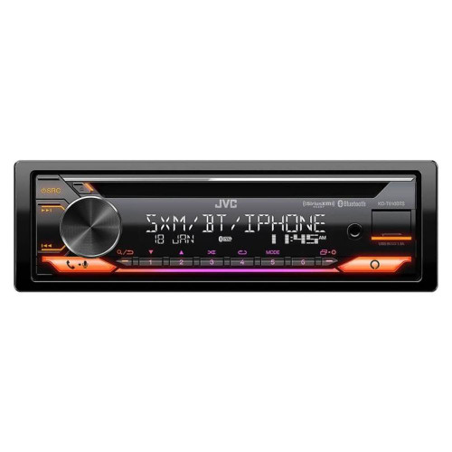 Open Box JVC KD-T910BTS CD Receiver with Bluetooth/Amazon Alexa and 2 Line LCD Display