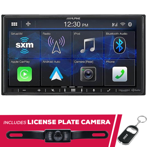 Alpine ILX-407 7" Shallow-Chassis Multimedia & License Plate Camera Alpine ILX-407 7" Shallow-Chassis Multimedia & License Plate Camera