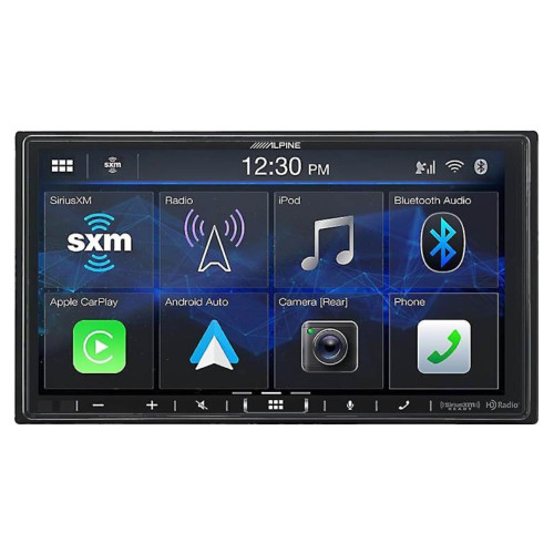Alpine ILX-407 7" Multimedia w/ License Plate Camera & SiriusXM Tuner