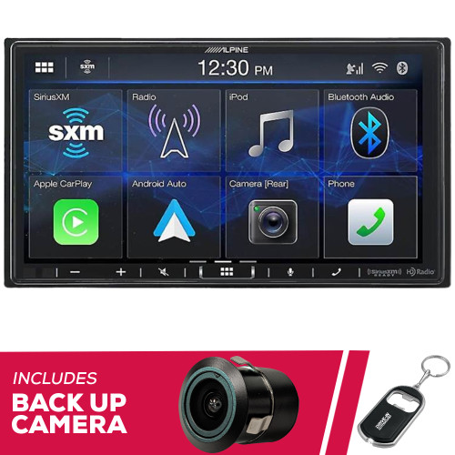 Alpine ILX-407 7" Multimedia (Does Not Play Discs) and Bullet Camera